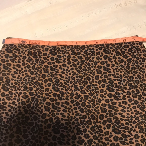 Ladies Briggs Leopard Spandex Stretch Skirt - Picture 10 of 11
